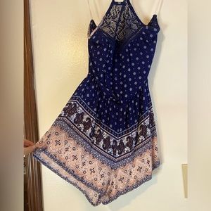 🌜Moondust Halter Boho Romper 🌛